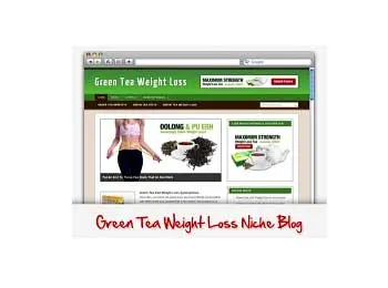 Green Tea Weight Loss Niche Blog