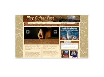 Play Guitar Fast Blog Theme
