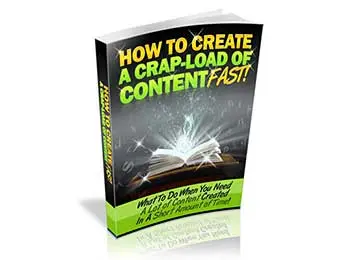 How To Create A Crap Load Of Content Fast