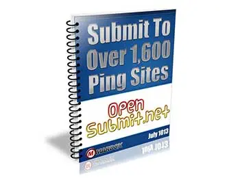 Submit To Over 1600 Ping Sites