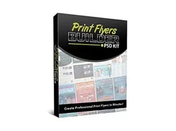 Print Flyers Builder PSD Kit