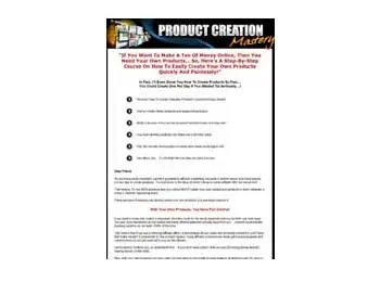 Product Creation Mastery